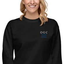 Load image into Gallery viewer, Unisex Crew Neck Pullover (Black/White/Blue)