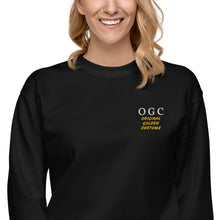 Load image into Gallery viewer, Unisex Crew Neck Pullover (Black/White/Yellow)