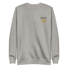 Load image into Gallery viewer, Unisex Crew Neck Pullover (Grey/Black/Yellow)