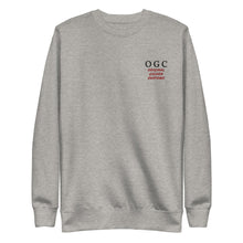 Load image into Gallery viewer, Unisex Crew Neck Pullover (Grey/Black/Red)