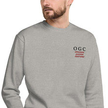 Load image into Gallery viewer, Unisex Crew Neck Pullover (Grey/Black/Red)