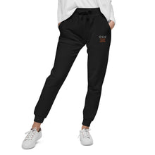 Load image into Gallery viewer, Unisex Joggers (Black/White/Orange)