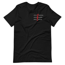 Load image into Gallery viewer, Unisex Look Deeper T-Shirt (Black/Red)
