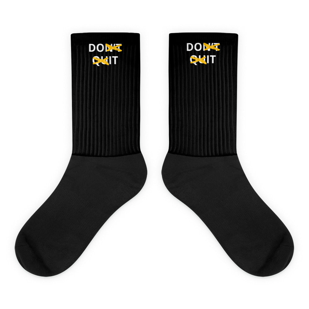 Don’t Quit Socks (Yellow)