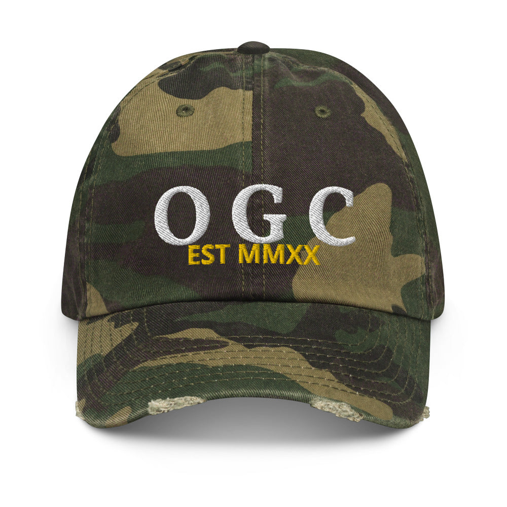 Dad hat (Camo/Black/White/Yellow)