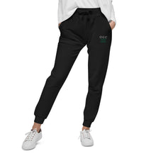 Load image into Gallery viewer, Unisex Joggers (Black/White/Green)
