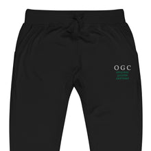 Load image into Gallery viewer, Unisex Joggers (Black/White/Green)
