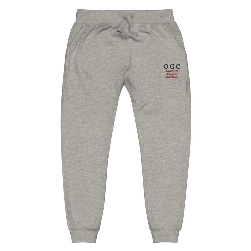 Unisex Joggers (Grey/Black/Red)