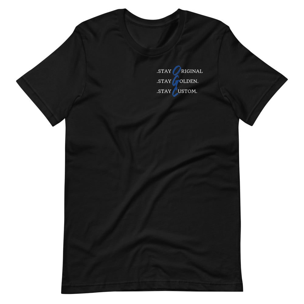 Unisex Look Deeper T-Shirt (Black/Blue)