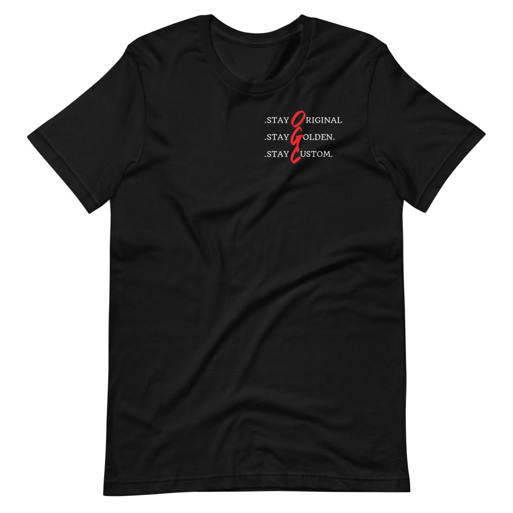 Unisex Look Deeper T-Shirt (Black/Red)