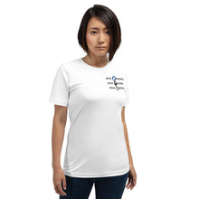 Load image into Gallery viewer, Unisex Look Deeper T-Shirt (White/Blue)
